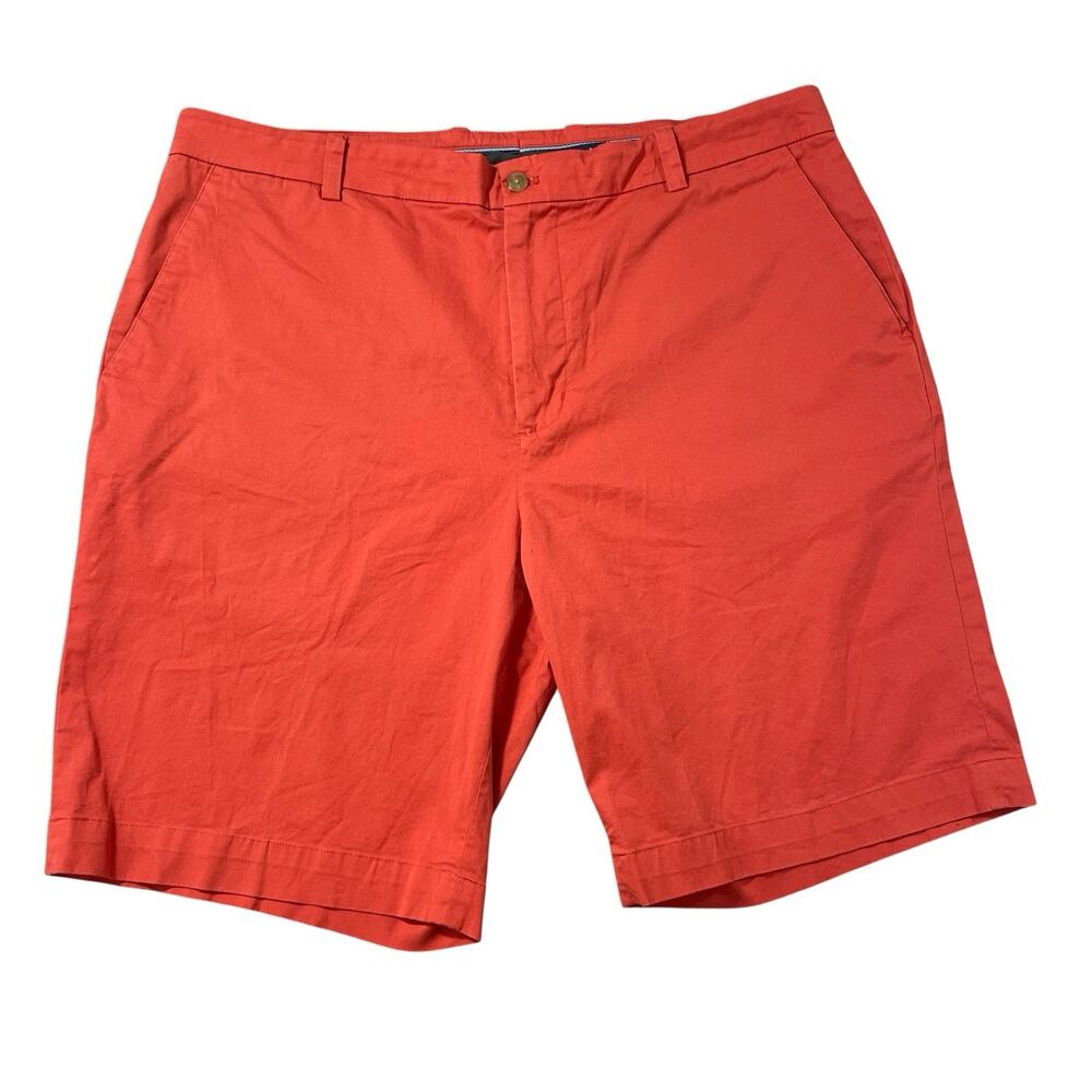MADE Cam Newton Shorts‎ Men's Fits 37 (38 Tag) Stretch Chinos Persimmon Orange